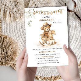 Personlig mexikansk pojke baby shower inbjudningar