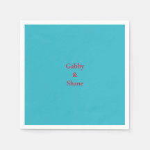 Personlig Mexikansk turkos Par Shower