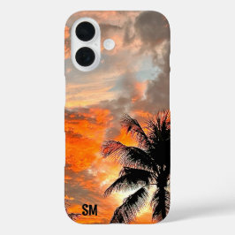 Personlig Miami Sunset Sturdy Apple iphone case