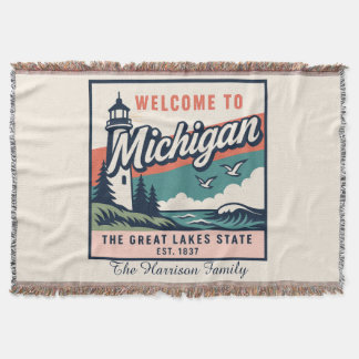 Personlig Michigan kastfilt Filt