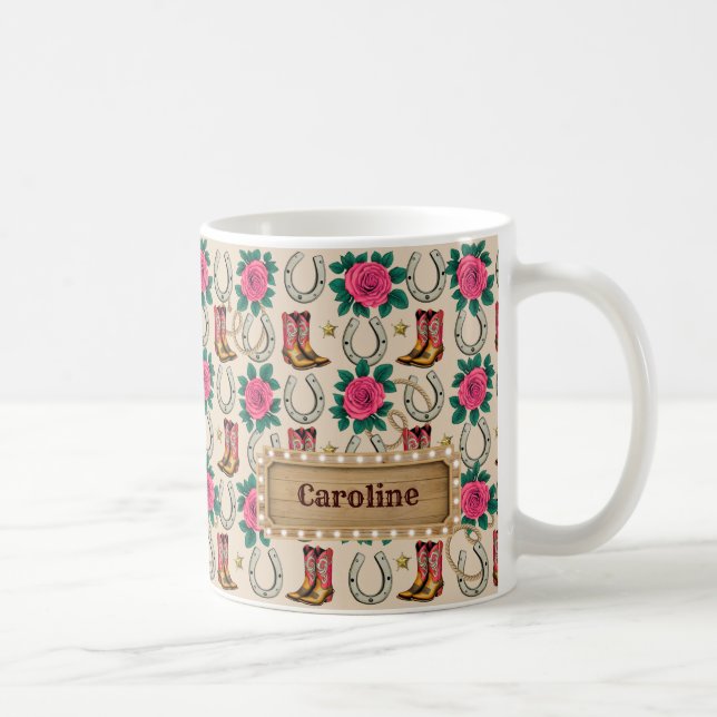 Personlig Midwest Princess designer Kaffemugg (Höger)