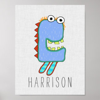 Personlig Miggy Monster Poster