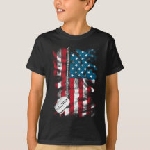 Personlig Militär Soldat Hundbrickor USA flagga