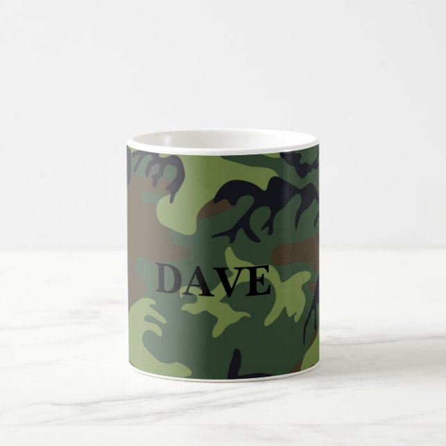 Personlig Militära Mönster Kaffemugg (Center)
