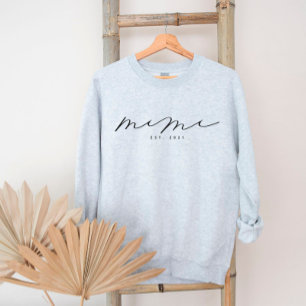 Personlig Mimi Grandma Sweatshirt T Shirt