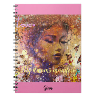 Personlig Min Dreams-manifest journal Anteckningsbok