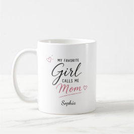 Personlig Min Favorit Tjej Kallar Mig Mamma Kaffemugg