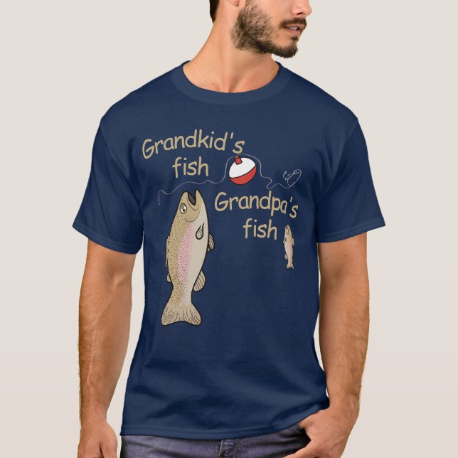 Personlig Min fisk, morfisk T Shirt (Framsida)