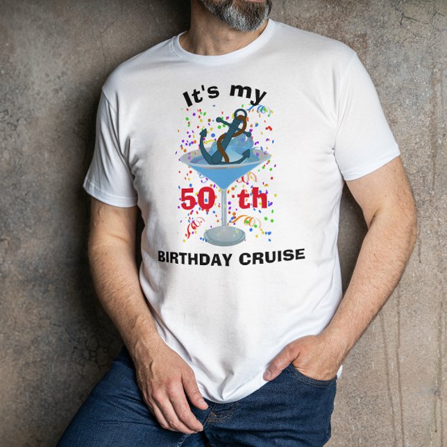 Personlig min födelsedagsgata Cocktail Anchor T Shirt (Skapare uppladdad)