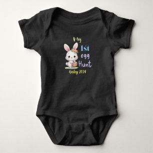Personlig Min första Eg Hunt-Anpassningsbarna Påsk T Shirt