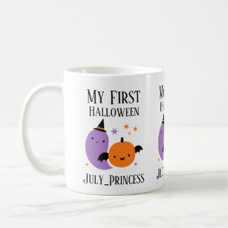 Personlig Min Första Halloween-ornament Kaffemugg