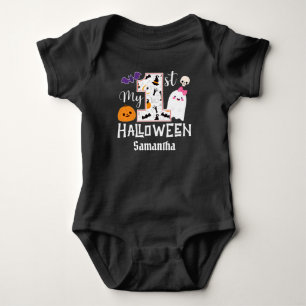 Personlig min första halloween söt flicka t shirt