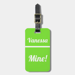 Personlig min Funy Luggage Tag Bagagebricka