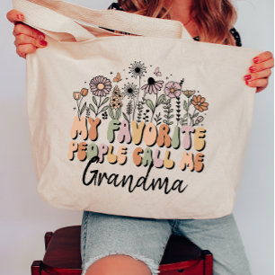 Personlig Mina favoriter kallar mig mormor Tygkasse