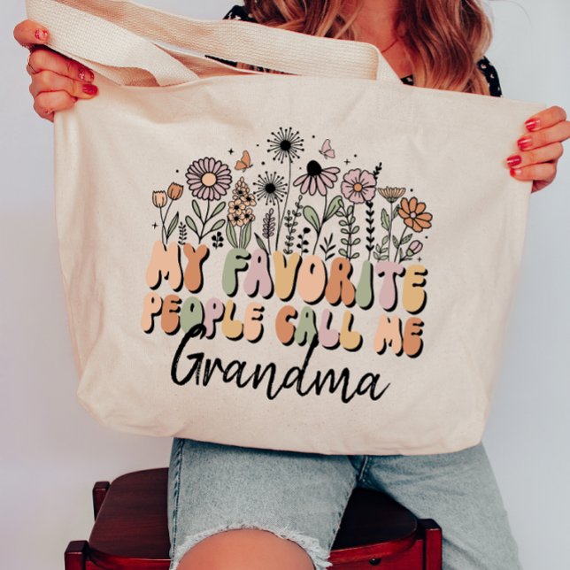Personlig Mina favoriter kallar mig mormor Tygkasse (Skapare uppladdad)