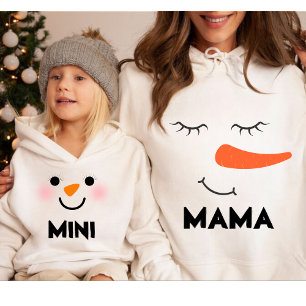 Personlig MINI Snögubbe Matchningsfamilj T Shirt