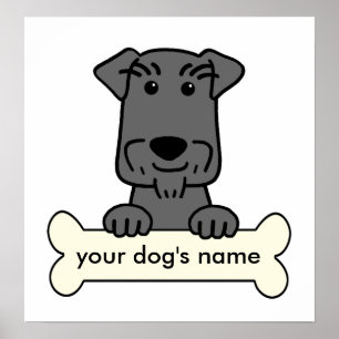 Personlig Miniature Schnauzer Poster