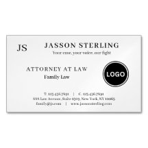 Personlig Minimal med Logotyp Advokat