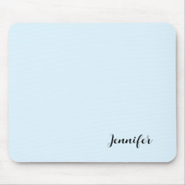 Personlig Minimalist Girly Pastel Blue Musmatta