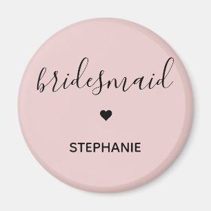 Personlig Minimalistgåvor för Bridesmaid Anpassn Magnet