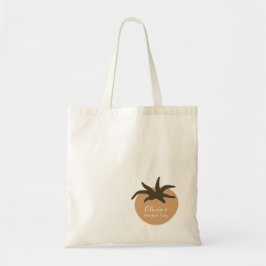 Personlig Minimalistisk Botanisk Tomatmarknad Tygkasse
