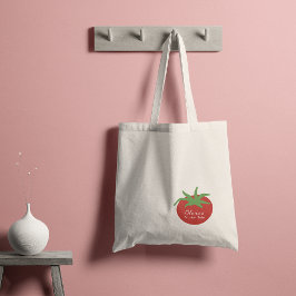 Personlig Minimalistisk Botanisk Tomatmarknad Tygkasse