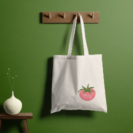 Personlig Minimalistisk Botanisk Tomatmarknad Tygkasse