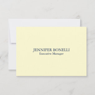 Personlig minimalistisk lägg till ditt namn krämfä OSA kort