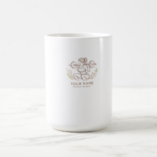 Personlig Minimalistisk Linje Konst Mugg