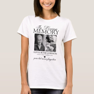 Personlig minnes-T-shirt med foto T Shirt