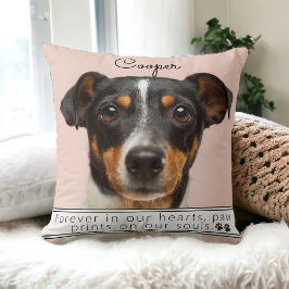 Personlig minnesbild för hund / Present vid husdju Kudde