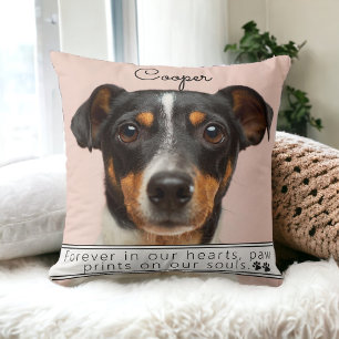 Personlig minnesbild för hund / Present vid husdju Kudde