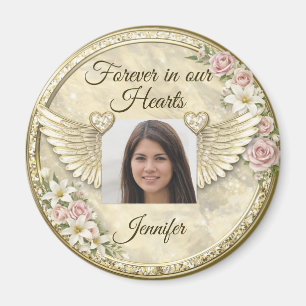 Personlig minnesbildmall magnet