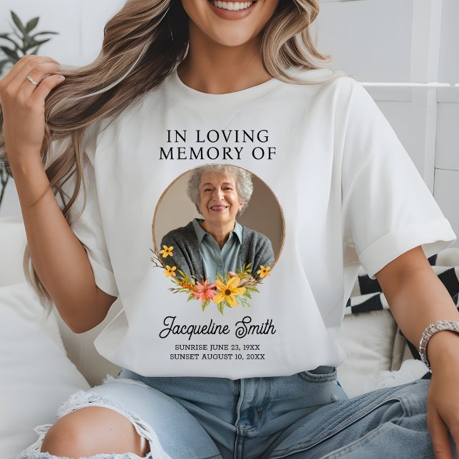 Personlig minnesgåva begravning RIP T Shirt (Skapare uppladdad)