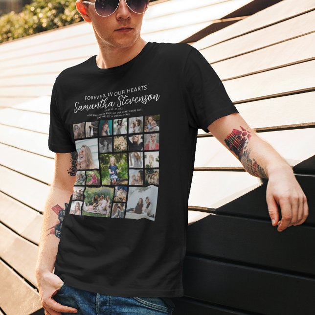 Personlig minneskollage för 24 foton t shirt (Skapare uppladdad)