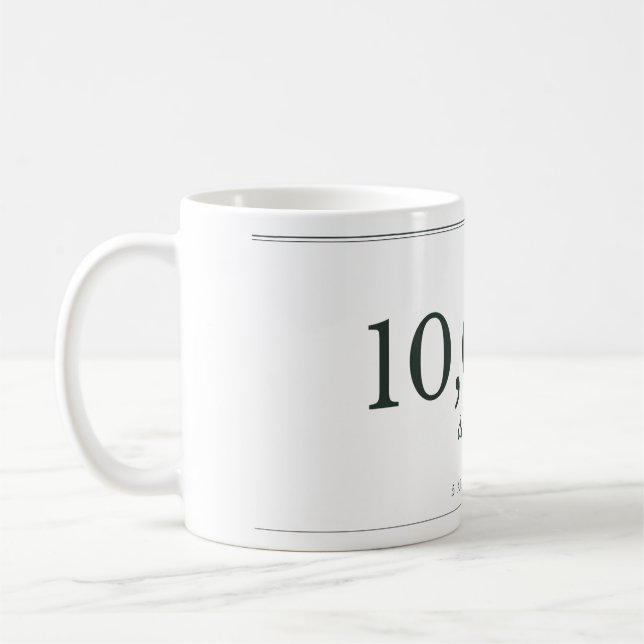 Personlig Minnesmugg Kaffemugg (Vänster)