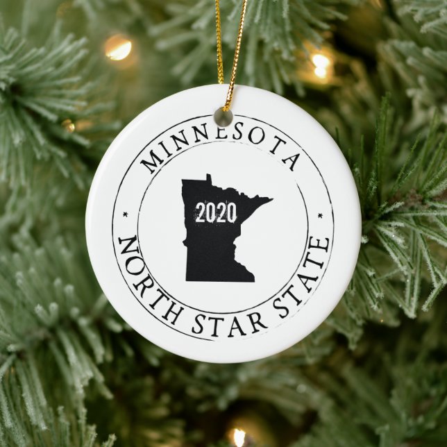 Personlig Minnesota Ornament (Träd)