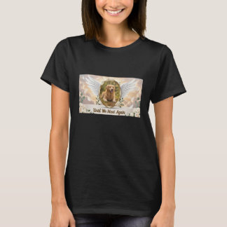 Personlig minnesporträtt med änglaveingar för husd t shirt