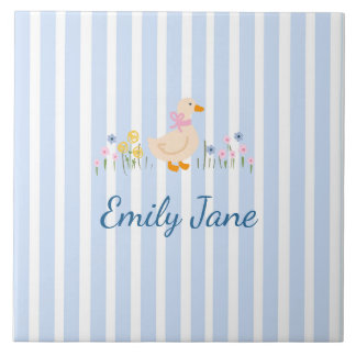 Personlig minnessaker Babyshower Dop Kakelplatta