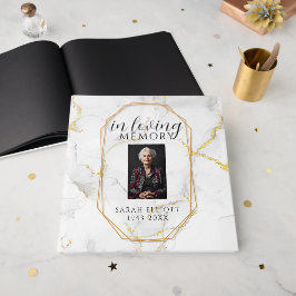 Personlig Minnestavla i Marmor med Foto Gästböcker
