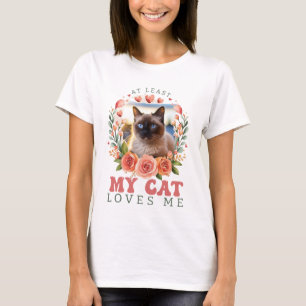 Personlig minst mina Valentineser för katt Kärlek T Shirt