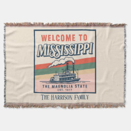 Personlig Mississippi-kastfilt Filt