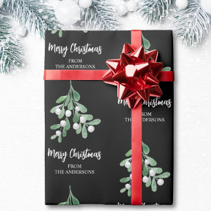 Personlig Mistletoe-jul Presentpapper