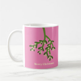 Personlig Mistletoe Julkaffe Mugg