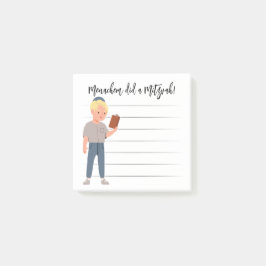 Personlig Mitzvah Notes Post-it Block