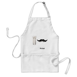 Personlig Mjölk Mustache Förkläde