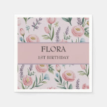 Personlig Mjuk pastellBlommigt Ro & Tulips