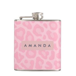 Personlig Mjuk Rosa Leopardsmycke Fickplunta