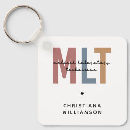 Personlig MLT Medicinsk laboratorietekniker Nyckelring