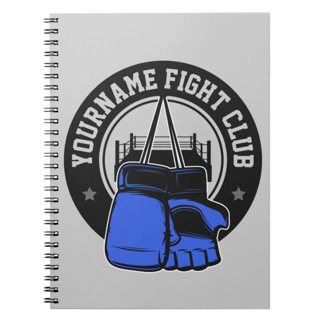 Personlig MMA Klubb för gemensam martialkonst Anteckningsbok (Framsidan)